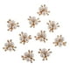 thumbnail image 3 of 2x Botón de adorno de flor de perla de de imitación de cristal 10x Flatback para decoración para hogar y manualidades de perfecl Botones de perlas con espalda plana, 3 of 8