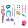 thumbnail image 6 of Barbie Color Reveal Glitter Hair Swaps Doll, Glittery Pink with 25 Hairstyling & Party-Themed Surprises Including 10 Plug-In Hair Pieces, Gift for Kids 3 Years Old & Up, 6 of 6
