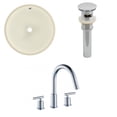 thumbnail image 1 of American Imaginations 16-in. W Round Bathroom Undermount Sink Set In Biscuit - Chrome Hardware - Overflow Drain Incl. AI-27044, 1 of 9