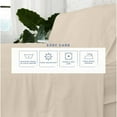 thumbnail image 4 of Kotton Culture 1000 TC Egyptian Cotton Twin Size Bed Sheet Set | Ivory, 4 of 4