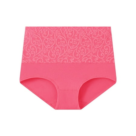 Women Underwear High Waist Cotton Briefs Ladies Panties Tummy Control Panty Full Coverage Underpants