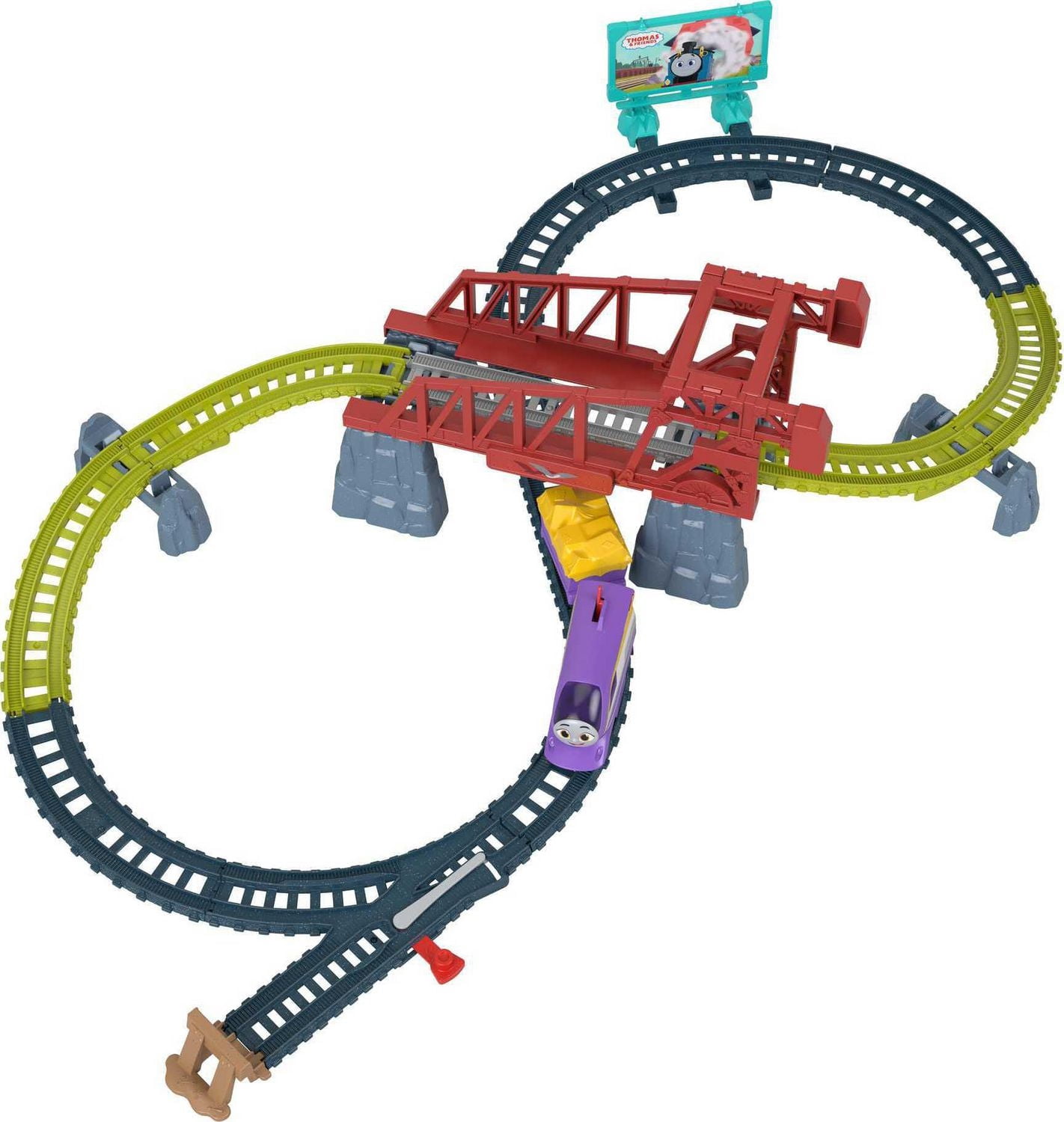 Thomas and Friends Vicarstown Bridge Train Set, Figure-8 Track Set