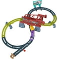 thumbnail image 1 of Thomas and Friends Vicarstown Bridge Train Set, Figure-8 Track Set with Motorized Kana Engine, 1 of 6