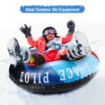 thumbnail image 6 of 47-Inch  Rocket Type  Winter Snow Tube for Sledding Heavy Duty, Inflatable Sled for Kids and Adults, Great for Winter Outdoor Sports, 6 of 7