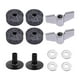 thumbnail image 5 of 12x Accesorios de repuesto para platillos Arandelas de fácil instalación Fundas para platillos Negro, 5 of 9