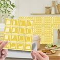 thumbnail image 1 of Fiudx Pegatinas de Cristal para Azulejos, Decoración de Pared Autoadhesiva Diy, Resistentes Al Calor y Fáciles de Limpiar, Instalación Flexible, Ideales para Cocina y Baño, Juego de 10 Piezas, 10 X 1, 1 of 7