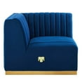 thumbnail image 2 of Conjure Channel Tufted Performance Velvet Right Corner Chair, 2 of 6