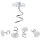 thumbnail image 1 of 100Pcs DIY Clear Twist Pins Heads Twisty Pin for Upholstery, Slipcovers and Bedskirts and Other Fabric and Materials Securely in Place, 1 of 5