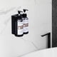 thumbnail image 5 of Dispensador de ducha de loción Contenedores de champú para baño Prensa manual Botella de loción Inodoro de hotel Dispensador de champú de fácil limpie Gris 2 ranuras, 5 of 7