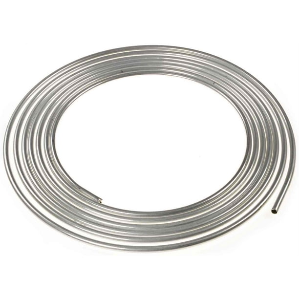 JEGS 15100 Aluminum Fuel Line 3/8 in. OD x 0.035 in. Wall 25 ft