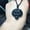 black obsidian, variant on Natural Black Obsidian Pendant Golden Amulet Handmade Tiger Head Necklace Gift-golden obsidian