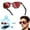 Red, variant on Smart Sunglasses with AI Assistant, Bluetooth Calling, Hi-Fi Stereo Sound, Adjustable Electrochromic Dimmable TR90 Lightweight Smart Glasses for Driving Outdoor Travel