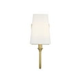 thumbnail image 4 of Elegant Cameron Wall Sconce in Warm Brass, 4 of 4