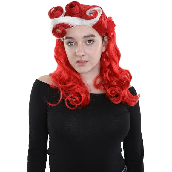 Retro Pin Up Womens Wig | Party Ready Fancy Cosplay Halloween Wig | Premium Breathable Capless Cap