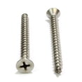 thumbnail image 7 of Bolt Dropper | 10 X 3" Stainless Flat Head Phillips Wood Screw 100 Pc 18-8, 7 of 7