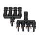 thumbnail image 5 of Conector De Rama Y Solar, Resistencia A La Temperatura Resistencia A La Intemperie 2 Piezas 4 A 1 Conector De Rama Solar Impermeable IP68 Para El Hogar ANGGREK Solar Branch Connector, 5 of 8