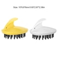 thumbnail image 4 of Toystoory Cepillo para champú, masajeador suave para cabeza de cuero cabelludo, pequeña ducha multifuncional, depurador práctico, peine para Juegos de accesorios de baño Blanco, 4 of 6