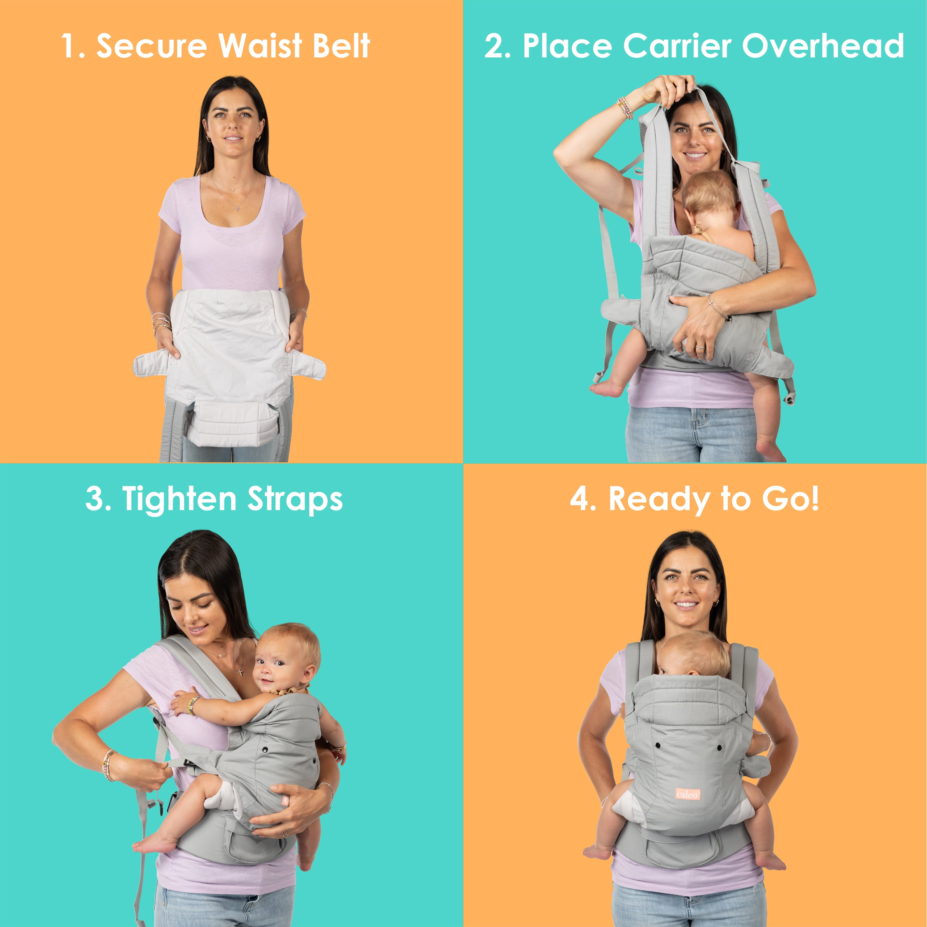 Baby Trend Caleo 3-in-1 Newborn Carrier, Snuggle Midnight