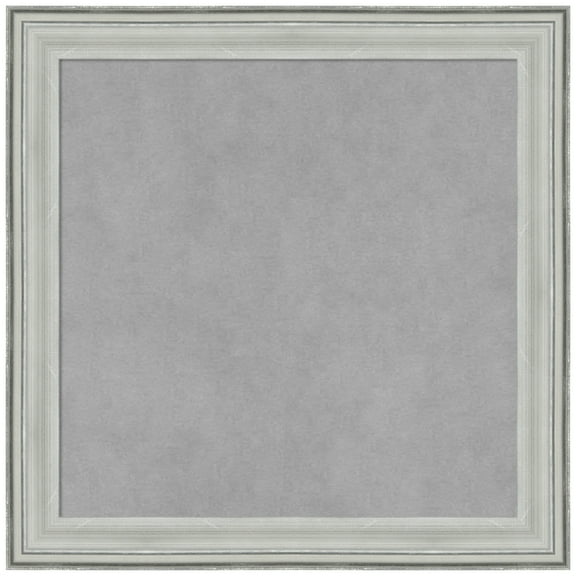 Amanti Art Bel Volto Silver Framed Magnetic Board 19 x 19 in.