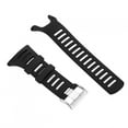 thumbnail image 4 of Watch Strap  Rubber Watch Strap  Rubber Watchband  Watch Accessory Rubber Wristwatch Strap Watchband For  Ambit1/2/3 Watch Black   Silver, 4 of 8