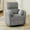 Corduroy-Light Gray, variant on Power Swivel Glider Recliner Chair with 2 Pillows,USB & Type-C Charging Ports,Rocking Nursery Armchair for Living Room or Bedroom Beige