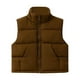 thumbnail image 1 of Gibobby Chaqueta de Forro Polar para bebés niñosChaleco de algodón con cuello para niños, chaleco de algodón para niños y niñas en el exterior, abrigo de(Café, 10-11 Años), 1 of 3
