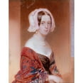 thumbnail image 2 of Emanuel Thomas Peter 15x18 Gold Ornate Wood Frame and Double Matted Museum Art Print Titled - Women's Portrait (1847), 2 of 4