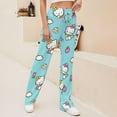 thumbnail image 3 of Hello Kitty Women's Wide Leg Yoga Pant Comfy Loose Sweatpants High Waist Lounge Casual Athletic Pant Workout Joggers Pant, 3 of 7