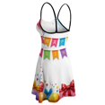 thumbnail image 5 of Happy Birthday Festive Celebration Picture Summer Dresses For Women A-line Dress Sleeveless Dress, 5 of 6
