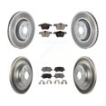 thumbnail image 1 of Transit Auto Front Rear Coated Disc Brake Rotors and Ceramic Pads Kit for Car Volvo S60 V60 Cross Country V70 KGT-101106, 1 of 11