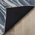 thumbnail image 5 of Well Woven Abstract Harmony Modern Stripes Pattern Blue Flat-Weave Easy to Clean 5'3" x 7'3" Area Rug, 5 of 7