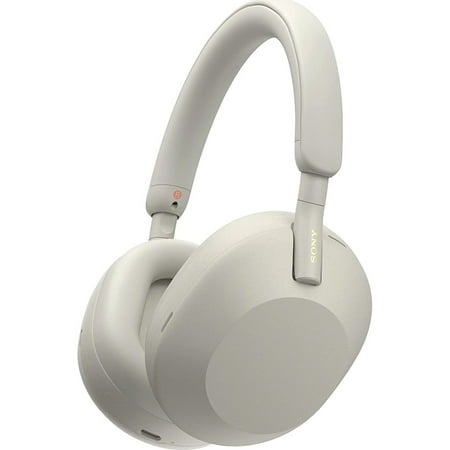 Open Box Sony WH-1000XM5 Wireless Industry Leading Noise Canceling Headphones with Auto Noise Canceling Optimizer, Crystal Clear Hands-Free Calling, and Alexa Voice Control, Silver