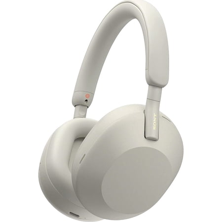 Sony WH-1000XM5 Wireless Industry Leading Noise Canceling Headphones with Auto Noise Canceling Optimizer, Crystal Clear Hands-Free Calling, and Alexa Voice Control, Silver - (Open Box)