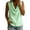 a-150Green52, variant on VNKIDY Womens Cowl Neck Sleeveless Solid Color Textured Tank Top Loose Curved Hem Breathable Summer Casual Daily Vest Tops For Ladies Classic Top L