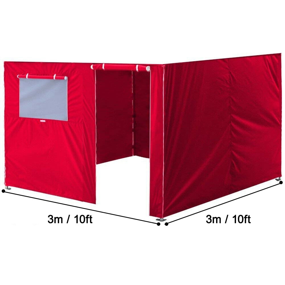 10x10 Ft Enclosure Zipper Side Walls Kit Panels For EZ P0p Up Canopy