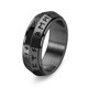 thumbnail image 1 of Anillo giratorio de acero de titanio con runa vikinga nórdica retro Luen, estilo neutro, anillo personalizado para hombre, 1 of 6