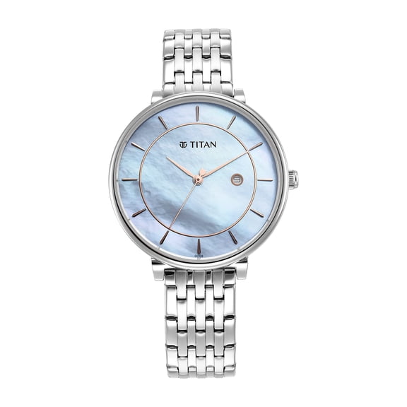 Titan Analog Blue Dial Women's Watch-2673SM01