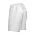 thumbnail image 5 of Men's Pajama Shorts Bottoms with Pockets Soft Lightweight Lounge Sleep Wear White Paper Texture, 5 of 6