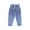 Blue-8, variant on Odeerbi 2-6 Years Kids Girls Jeans Cute Strawberry Embroidered Denim Pants Elastic Waist Cowboy Pants with Pocket