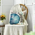 thumbnail image 4 of Sm:)e Summer Pillow Cover Set of 2 - 18x18 Inch Hello Sunshine Shell Polyester Decorative Cushions, 4 of 6