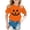 Orange, variant on Halloween Shirts for Boys 5T, Pumpkin Face Spooky Halloween T-Shirt Short Sleeve Kids Fun Tops for Kids Halloween Gift, Yellow