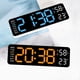 thumbnail image 3 of Reloj Electrónico Multifuncional Simple, Rectangular, con Fuente Grande, Despertador, Se Puede Colgar o Colocar de Pie B, 3 of 5