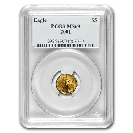 2001 1/10 oz American Gold Eagle MS-69 PCGS