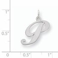 thumbnail image 2 of 925 Sterling Silver Dainty Letter P Initial Name Monogram Necklace Charm Pendant, 2 of 6