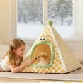 thumbnail image 5 of ShadeMart Foldable Cat Bed Cave with Removable Pillow, Conical Soft Pet Bed with Anti-Slip Bottom & Complimentary Blanket, Washable for Indoor Cats, 5 of 7