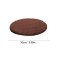 thumbnail image 3 of LmnLft Round Memory Foam Chair Cushion, Soft Plush Stool Pad with Elastic Bands, Non-Slip Seat Cover for Bar Stool, Dining Chair, or Office Use, 3 of 7