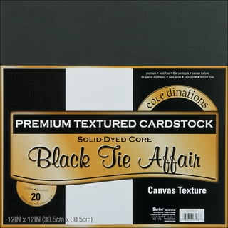 ArtCute Black Cardstock Paper 20 Sheets 250gsm Thick Black Card Stock Paper  for DIY Art Cards, A4 Size Black Craft Cardstock Paper for Scrapbooking