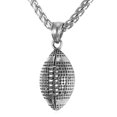 thumbnail image 1 of (rugby/acero inoxidable) Fútbol/baloncesto/rugby/collar Acero inoxidable/Chapado en oro 18k,deporte, 1 of 4