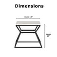 thumbnail image 6 of Adore Decor Audrey Marble Accent Table in Black, 6 of 6