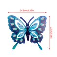 thumbnail image 2 of La Pared De La Mariposa Del Metal Que Cuelga La Escultura De La Mariposa Para La Decoración Del Jardín Del Hogar Speravity HA043475-03, 2 of 6